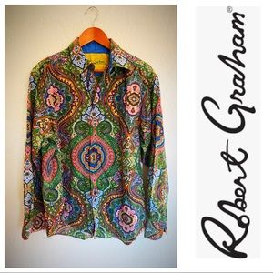Robert Graham Paisley Button Down